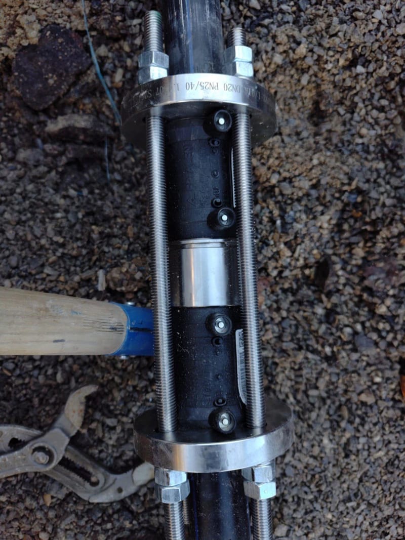 Réparation de raccord de canalisation