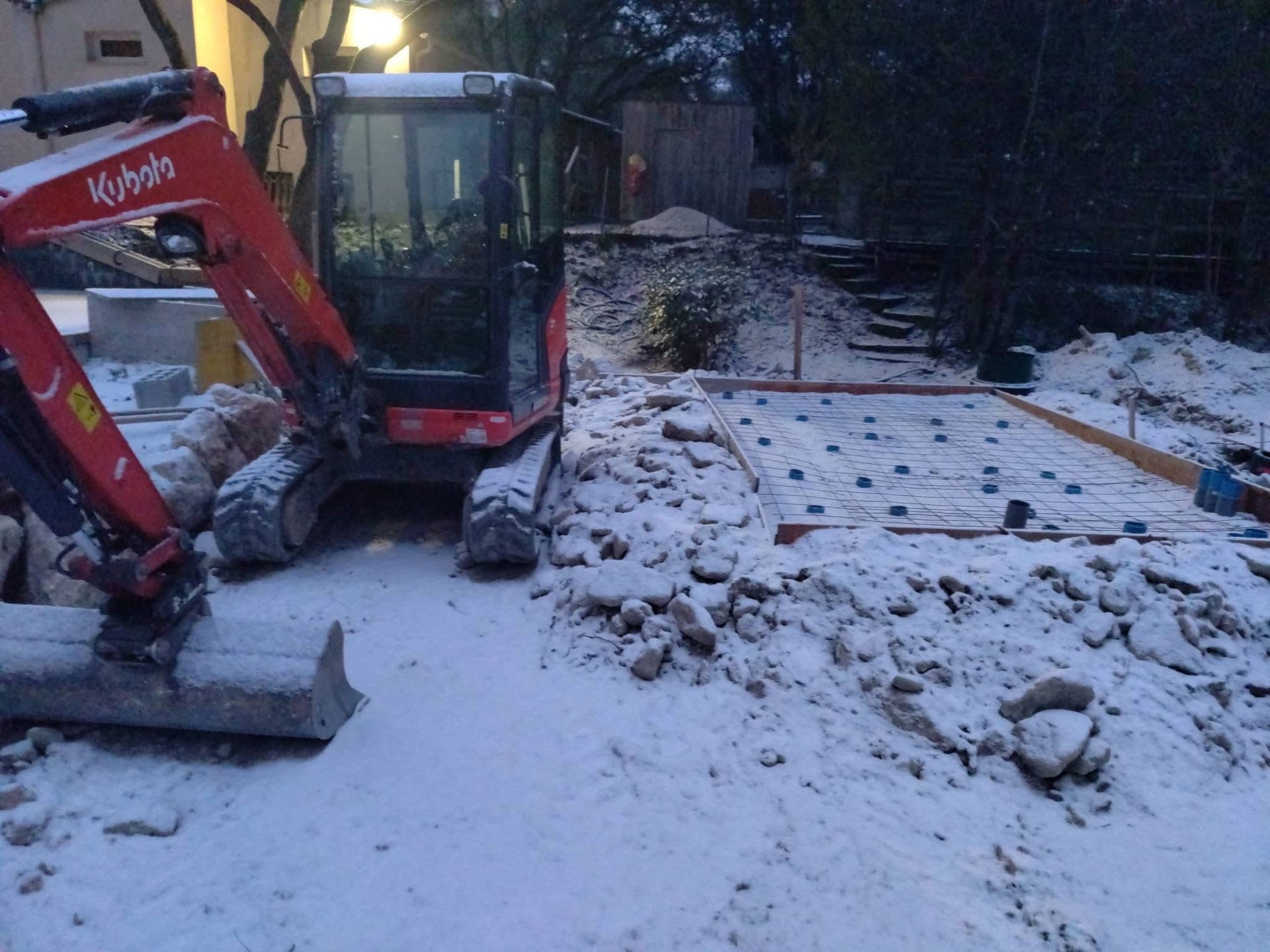 Travaux de terrassement